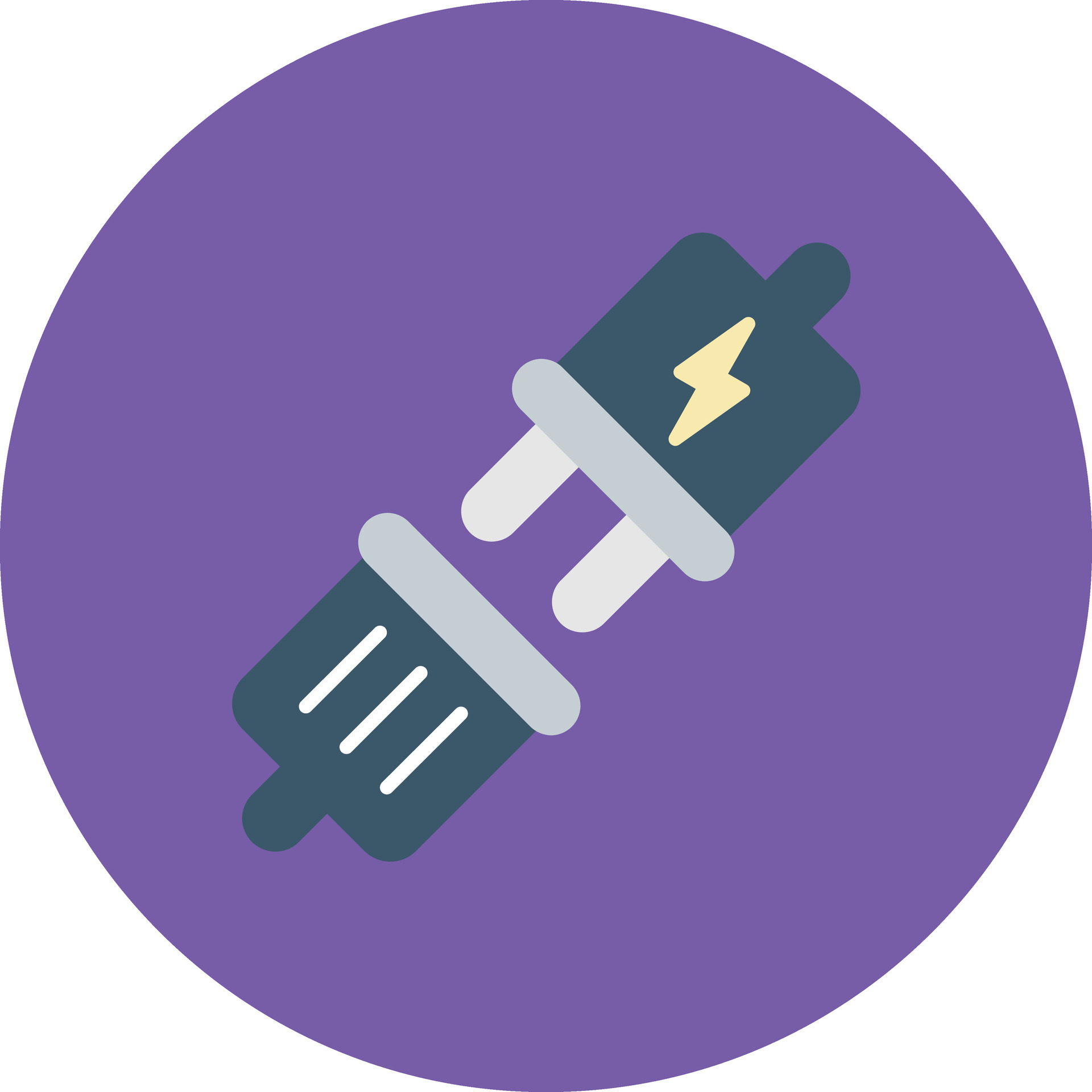disconnect switch icon vector